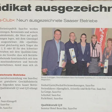 Haus Alpenglueck Saas-Fee