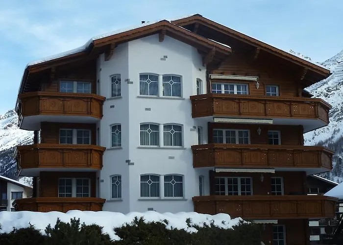 아파트 Haus Alpenglueck Saas Fee