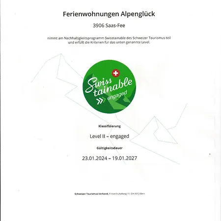 Haus Alpenglueck Зас-Фе